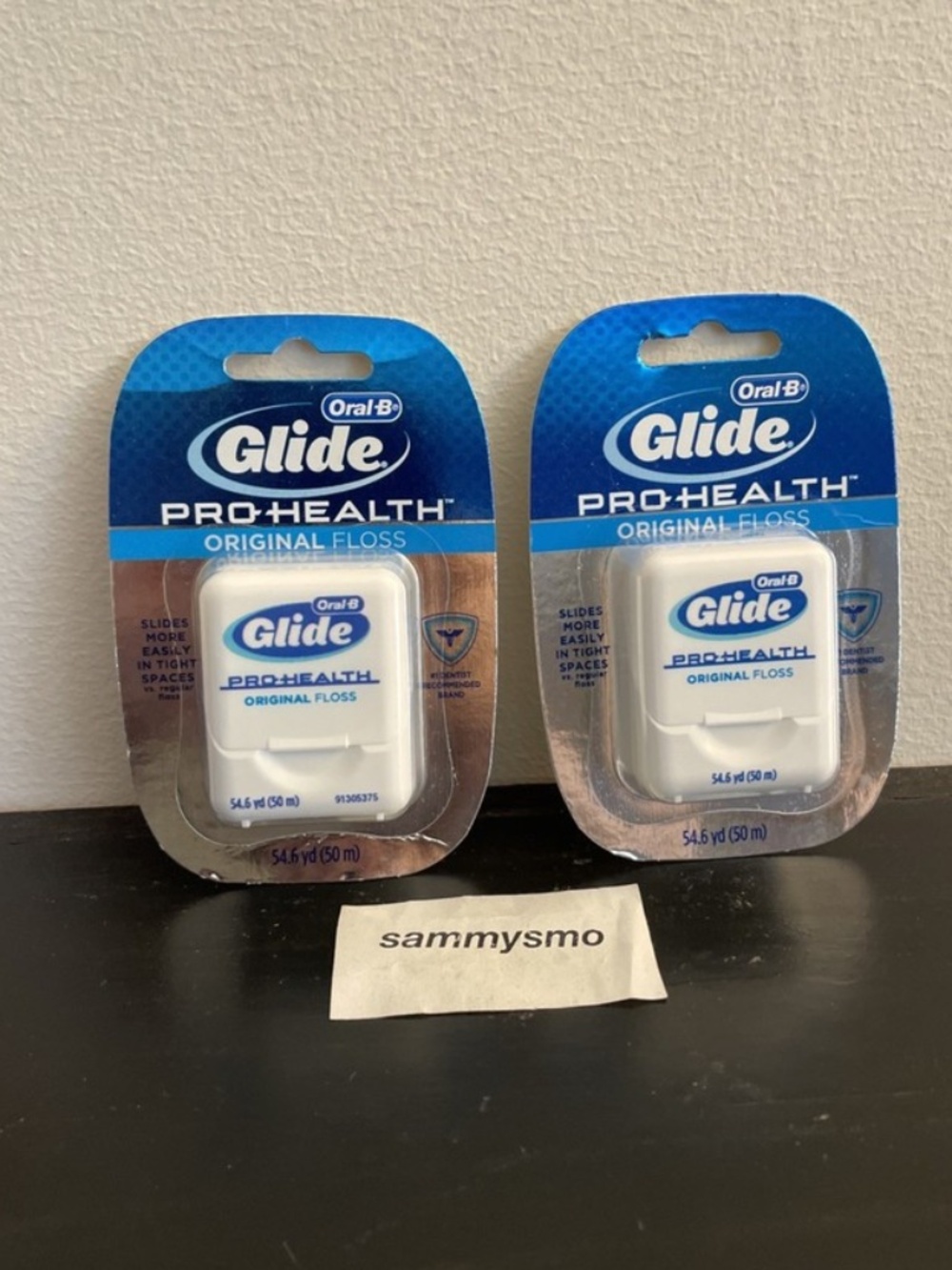 Oral-B Glide Pro Health Dental Floss Original Unflavored 54.6 Yd OLD VERSION x2